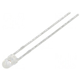 LED roșie 2,9mm 125mcd 30° convex | Electronic-mag.ro | Componente Electronice
