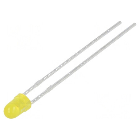 LED galben 2,9mm 30mcd 60° convex | Electronic-mag.ro | Componente Electronice