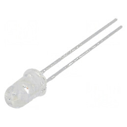 LED 5mm roșie 600mcd 20° convex | Electronic-mag.ro | Componente Electronice