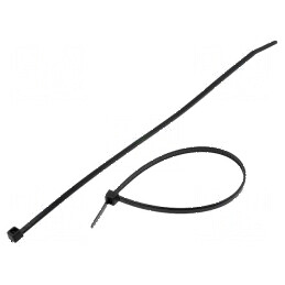 Colier de strângere poliamidă 135N negru L: 190mm W: 3,5mm | Electronic-mag.ro | Componente Electronice