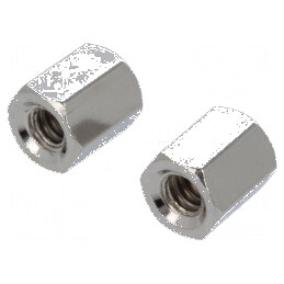 Set piuliţe D-Sub UNC 4-40, 2 bucăți, 6mm | Electronic-mag.ro | Componente Electronice
