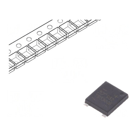 Punte redresoare monofazată 600V 3A 110A YBS SMT | Electronic-mag.ro | Componente Electronice