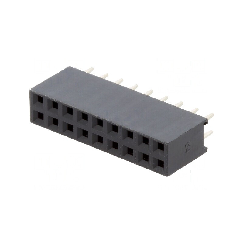 Conector şiruri pini soclu mamă 18 PIN 2,54mm THT 2x9 | Electronic-mag.ro | Componente Electronice Conector şiruri pini soclu mamă 18 PIN 2,54mm THT 2x9 | Electronic-mag.ro | Componente Electronice