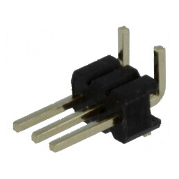 Conector şir pini tată 3 verticale 1,27mm | Electronic-mag.ro | Componente Electronice