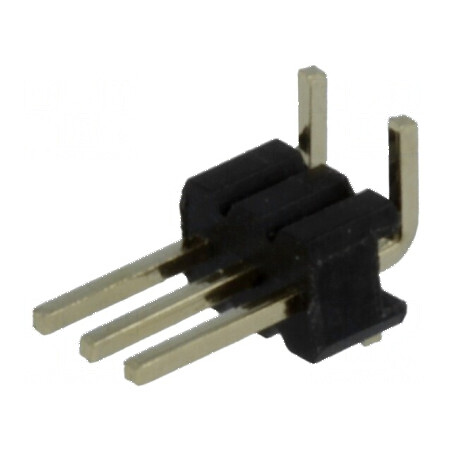 Conector şir pini tată 3 verticale 1,27mm | Electronic-mag.ro | Componente Electronice