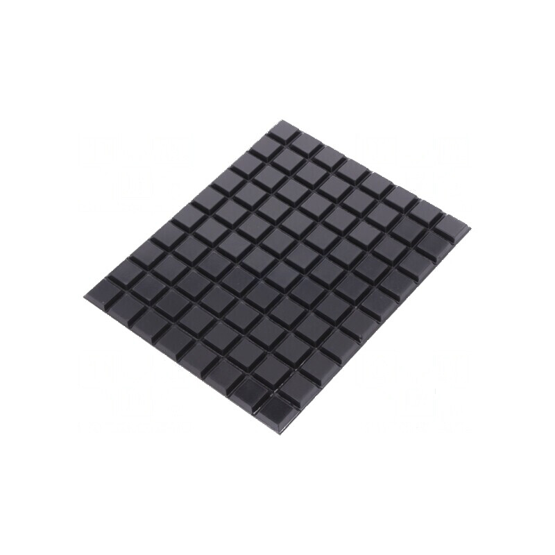 Picioruş autoadeziv negru poliuretan H: 3mm Dim: 12,7x12,7mm | Electronic-mag.ro | Componente Electronice Picioruş autoadeziv negru poliuretan H: 3mm Dim: 12,7x12,7mm | Electronic-mag.ro | Componente Electronice