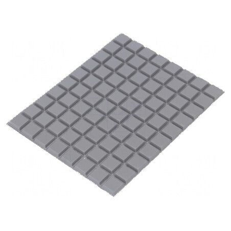 Picioruş autoadeziv gri poliuretan 3mm Duritate Shore 70 | Electronic-mag.ro | Componente Electronice