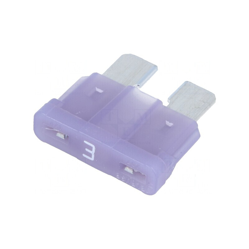 Siguranţă auto 3A 32VDC 19mm ATOF | Electronic-mag.ro | Componente Electronice