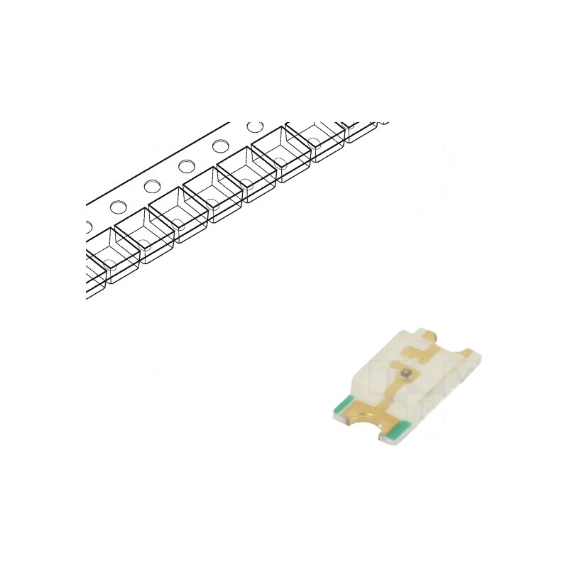 LED SMD 1206 verde 10-40mcd 3,2x1,6x0,68mm 140° 20mA 60mW | Electronic-mag.ro | Componente Electronice LED SMD 1206 verde 10-40mcd 3,2x1,6x0,68mm 140° 20mA 60mW | Electronic-mag.ro | Componente Electronice