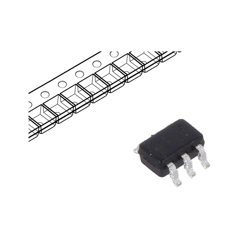 Tranzistor N-MOSFET 20V 0,7A 190mW SC70-6 x2 | Electronic-mag.ro | Componente Electronice Tranzistor N-MOSFET 20V 0,7A 190mW SC70-6 x2 | Electronic-mag.ro | Componente Electronice