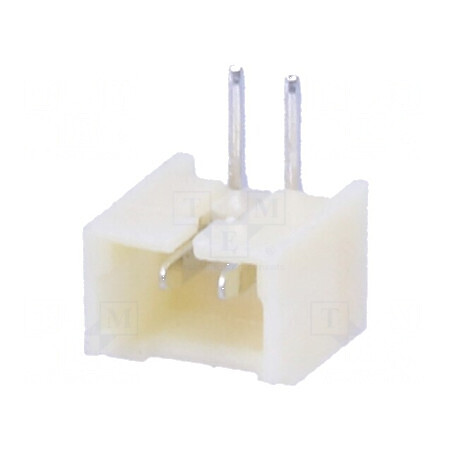 Conector cablu-placă soclu tată 1,25mm 2 PIN THT 250V 1A | Electronic-mag.ro | Componente Electronice