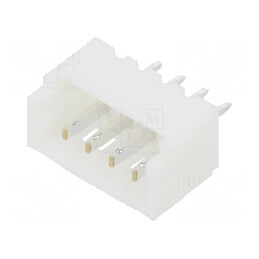 Conector cablu-placă soclu tată 1,25mm PIN 4 THT 125V 1A | Electronic-mag.ro | Componente Electronice