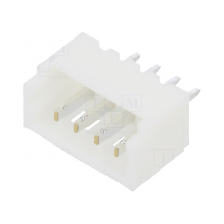 Conector cablu-placă soclu tată 1,25mm PIN 4 THT 125V 1A | Electronic-mag.ro | Componente Electronice