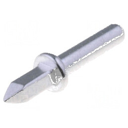Pin de lipire THT argintat din alamă Ø 1,3mm, lungime totală 9,5mm | Electronic-mag.ro | Componente Electronice