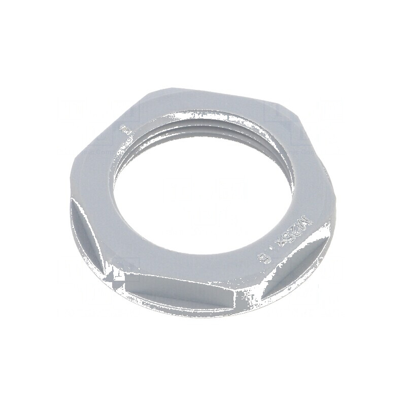 Piuliță M25 poliamidă 32mm gri cu filet metric 1,5 | Electronic-mag.ro | Componente Electronice Piuliță M25 poliamidă 32mm gri cu filet metric 1,5 | Electronic-mag.ro | Componente Electronice