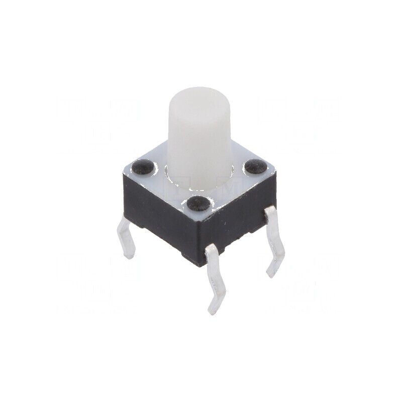 Microîntrerupător TACT SPST-NO 0,05A/24VDC THT | Electronic-mag.ro | Componente Electronice