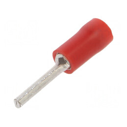 Vârf tip ac Ø 1,9mm pentru cablu izolată 0,25÷1,5mm2 crimpat | Electronic-mag.ro | Componente Electronice