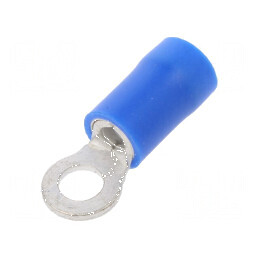 Vârf inelar M3,5 Ø3,7mm crimpat pentru cablu izolat 1,5÷2,5mm² | Electronic-mag.ro | Componente Electronice