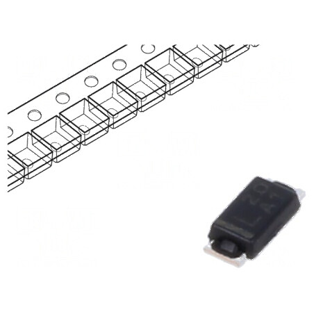 Diodă Schottky SMD 40V 1A DO219AB pentru redresare | Electronic-mag.ro | Componente Electronice