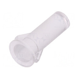 Tub LED rotund Ø6,6mm convex drept | Electronic-mag.ro | Componente Electronice