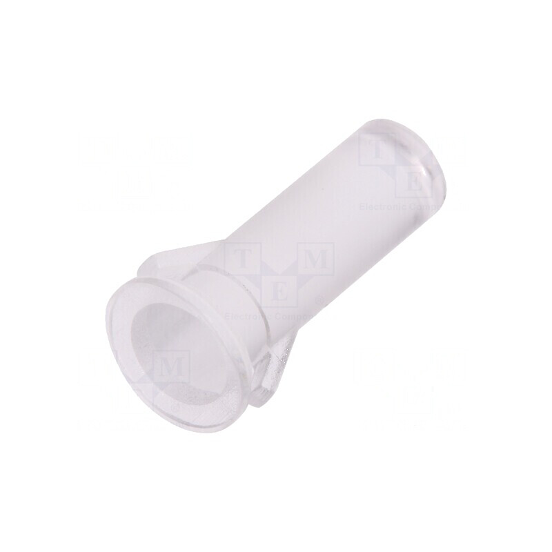 Tub LED rotund Ø6,6mm convex drept | Electronic-mag.ro | Componente Electronice