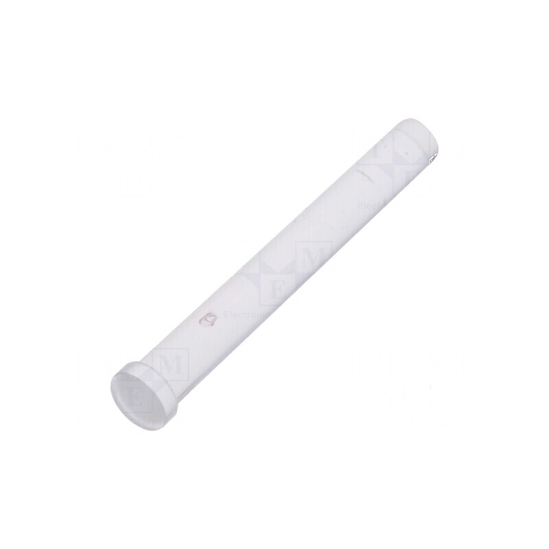 Tub LED rotund Ø3,8mm cu parte frontală plată dreptă | Electronic-mag.ro | Componente Electronice