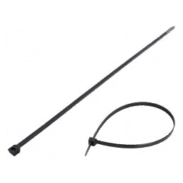 Colier de strângere poliamidă 450mm 9mm 778N negru | Electronic-mag.ro | Componente Electronice
