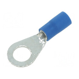 Vârf inelar M6 6,5mm pentru cablu 1÷2,5mm² izolată | Electronic-mag.ro | Componente Electronice