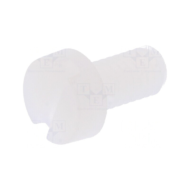 Şurub M4x8 cu cap rotund crestat din poliamidă | Electronic-mag.ro | Componente Electronice