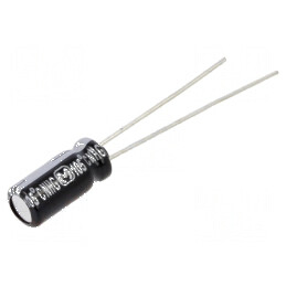 Condensator electrolitic THT 2,2uF 100VDC Ø5x11mm 2mm Raster | Electronic-mag.ro | Componente Electronice