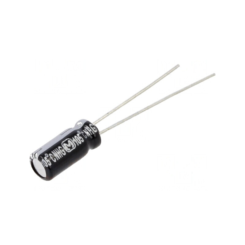 Condensator electrolitic THT 2,2uF 100VDC Ø5x11mm 2mm Raster | Electronic-mag.ro | Componente Electronice Condensator electrolitic THT 2,2uF 100VDC Ø5x11mm 2mm Raster | Electronic-mag.ro | Componente Electronice