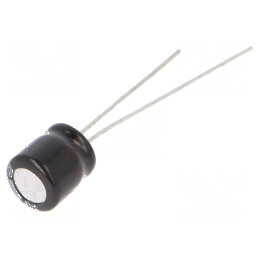 Condensator electrolitic THT 220uF 6.3V Ø6.3x7mm ±20% KA | Electronic-mag.ro | Componente Electronice