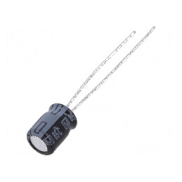 Condensator electrolitic THT 22uF 25V 5x7mm 2mm | Electronic-mag.ro | Componente Electronice