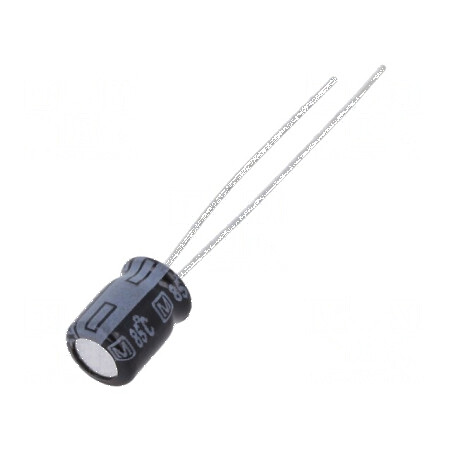 Condensator electrolitic THT 22uF 25V 5x7mm 2mm | Electronic-mag.ro | Componente Electronice
