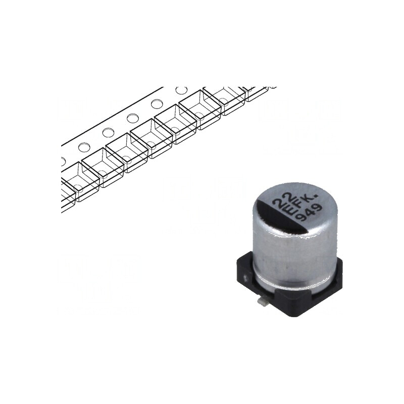 Condensator electrolitic low ESR SMD 22uF 25V Ø5x5,8mm | Electronic-mag.ro | Componente Electronice Condensator electrolitic low ESR SMD 22uF 25V Ø5x5,8mm | Electronic-mag.ro | Componente Electronice