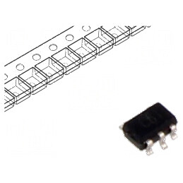 Diodă TVS 6,1V 25W Cvadruplă Anod Comun SOT323-5L ESD | Electronic-mag.ro | Componente Electronice