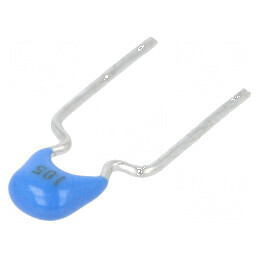 Condensator ceramic MLCC 1uF 25V X7R ±10% THT 5mm | Electronic-mag.ro | Componente Electronice