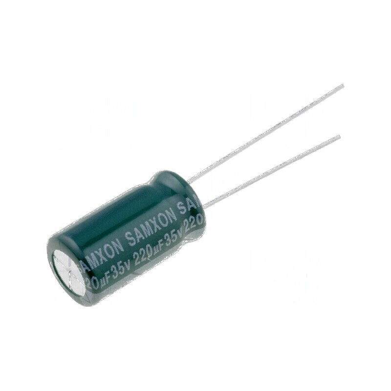 Condensator electrolitic low ESR 220uF 35V THT Ø8x16mm | Electronic-mag.ro | Componente Electronice Condensator electrolitic low ESR 220uF 35V THT Ø8x16mm | Electronic-mag.ro | Componente Electronice