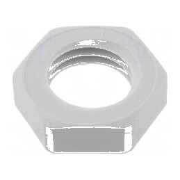 Piuliță M12 poliamidă 17mm cu filet metric pas 1.5 | Electronic-mag.ro | Componente Electronice