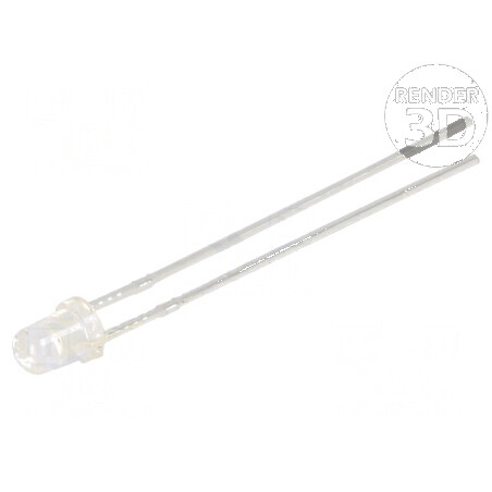 LED 3mm Alb 5000-8500mcd 30° Convex -40÷85°C | Electronic-mag.ro | Componente Electronice