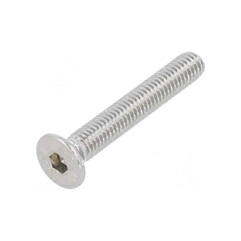 Şurub M6x40 îngropat imbus HEX 4mm oțel inox A2 | Electronic-mag.ro | Componente Electronice