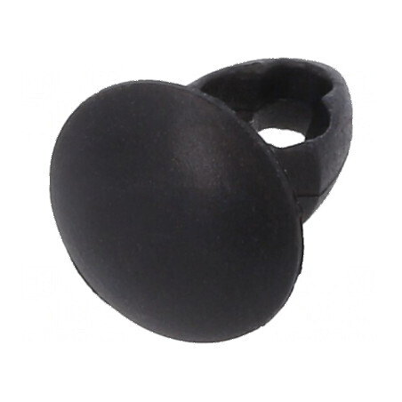 Diblu poliamidă 4mm x 3,2mm negru UL94V-2 | Electronic-mag.ro | Componente Electronice
