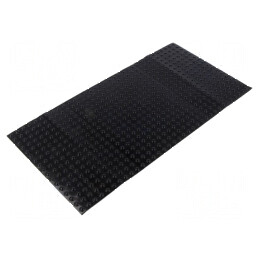Picioruş autoadeziv poliuretan negru Ø 6,4mm H 1,6mm | Electronic-mag.ro | Componente Electronice