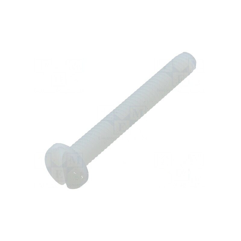 Şurub UNC 8-32 x 31,75 mm cu cap rotund crestat din poliamidă | Electronic-mag.ro | Componente Electronice Şurub UNC 8-32 x 31,75 mm cu cap rotund crestat din poliamidă | Electronic-mag.ro | Componente Electronice