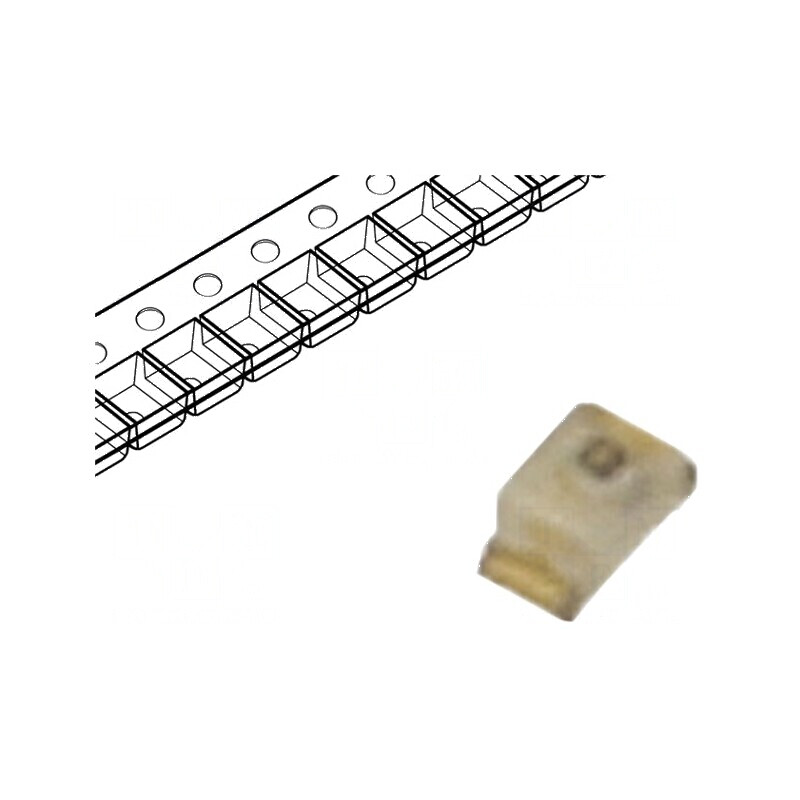 LED SMD 0402 Verde 20-50mcd 120° 20mA 570nm | Electronic-mag.ro | Componente Electronice