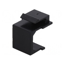 Capac de protecție negru pentru panou clichet | Electronic-mag.ro | Componente Electronice