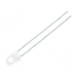 Emițător IR 3mm 940nm transparent 20mA 1,383÷7,67mW 20° | Electronic-mag.ro | Componente Electronice
