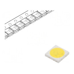 LED alb 116° 120mA 101-127lm 3x3x5,2mm CRImin 70 | Electronic-mag.ro | Componente Electronice