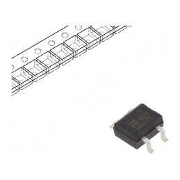 Punte redresoare monofazată Urmax 1kV 0,8A 30A MBS | Electronic-mag.ro | Componente Electronice