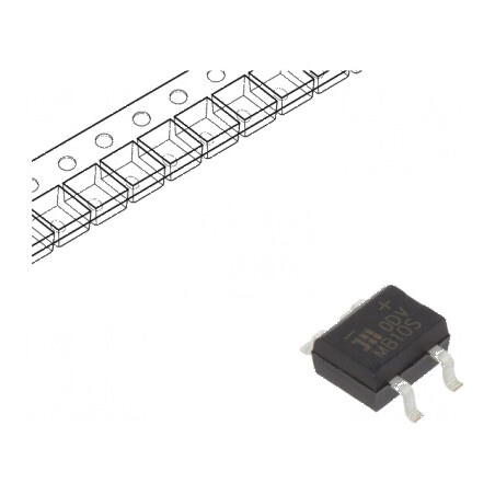 Punte redresoare monofazată Urmax 1kV 0,8A 30A MBS | Electronic-mag.ro | Componente Electronice